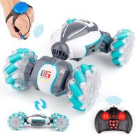 Gesture Sensing RC Stunt Car Toys for Boys Girls  Best Birthday Gifts ,2.4GhzH Controlled Remote Control Twist Cars,PREPOP 4WD Transform Off Road for Rotating