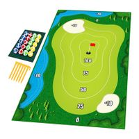 Chipping Golf Practice Mats Golf Game Training Mat Indoor Outdoor Games for Adults Family Kids (golf clubs are not included)