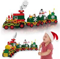 Christmas Building Block Sets with LED Lights for Ages 8, 9, 10,11,12 Kids, Gift for Boys and Girls