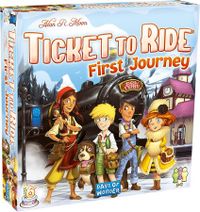 Ticket to Ride Europe First Journey Board Game , Strategy Game , Train Adventure Game , Fun Family Game for Kids and Adults , Ages 6+ , 2-4 Players