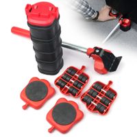 13pcs New Heavy Duty Furniture Lifter Transport Tool Furniture Mover set  Sliders  Wheel Bar for Lifting Moving Furniture Helper