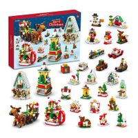 Advent Calendar 2023, Christmas Countdown Playset, 6 in 1 Building Toys includes 1099pcs for Boys Girls Age 6+ Years Old