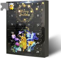 Pokemon 2023 Holiday Advent Calendar, 24 Piece Gift Playset  for Kids, Boys Girls Age4+
