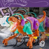 Remote Control Hip-Hop Dinosaur Toys 2.4Ghz with LED Light Music & Spray Simulated Walking Toddlers Hirthday for Boys/Girls Ages 3+