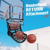 Basketball Ring Hoop Ball Returner Rebounder Return System Attachment Training Equipment Set for Kids Adults