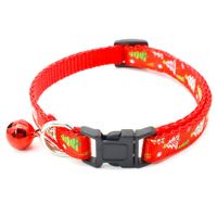 Pet Collar Christmas Nylon Cat Collar Adjustable Holiday Pet Collar, Pet Christmas Gift