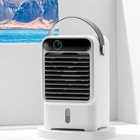 Personal Air Conditioner Mini Portable, Evaporative Air Cooler Portable, Desktop Cooling Humidifier Fan for Room/Office