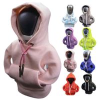Car Shift Knob Hoodie,Funny Gear Shift Knob Shirt Sweater,Winter Warm Shift Knob Cover Sweater Shirt,Automotive Interior Novelty Accessories Decorations,Universal Fit Knob Cover Gift (Pink)