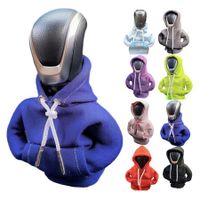 Car Shift Knob Hoodie,Funny Gear Shift Knob Shirt Sweater,Winter Warm Shift Knob Cover Sweater Shirt,Automotive Interior Novelty Accessories Decorations,Universal Fit Knob Cover Gift (Blue)