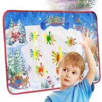 Christmas Large Water Drawing Mat Painting Board Writing Drawing Toy Kid Painting  Educational Toy Best Christmas Gifts for Families and Kids