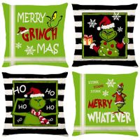 Christmas Pillow Covers 18x18 inch Set of 4 for Christmas Decorations  Pillow Case Decor for Farmhouse Home Sofa Couch Bed