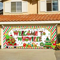 Christmas Garage Door Cover, Christmas garage door mural, Garage Door Christmas Banner for Christmas Decorations, Merry Christmas Garage Door Banner