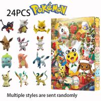 Advent Calendar 2023, 24 Pack/Box Pokemon Toys 24 Days Countdown Christmas Gifts for Kids And Christmas Hoilday Season