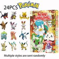 Advent Calendar 2023, 24 Pack/Box Pokemon Toys 24 Days Countdown Christmas Gifts for Kids And Christmas Hoilday Season