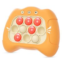 Handheld Game for Kids Age3+,Sensory Fidget Toys for Kids,Birthday Gifts for Age3+ Year Old Boys & Girls & Teens (Orange)