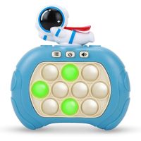 Fast Push Bubble Game for Kids & Adults,Version 2,Pop Light Up It Game Fidget Toy Handheld Game.Great for Age3+ Year Old Boys & Girls,Travel Toys for Children