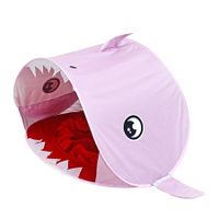 Baby Beach Tent Waterproof Pop Up Sun Awning Tent UV-protecting Cloth Shark Tent Color Pink