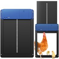 Automatic Chicken Coop Door, Efficient Automatic Chicken Door with Timer and Light Sensor, Practical Chicken Coop Accessories for Chicken and Duck
