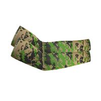 2-Pack of Cooling UV Protection Upf 50+ Arm Sleeves Color Camouflage Green