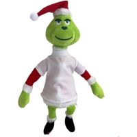 Christmas Plush Toys, Green Monster Stuffed Doll, for Boys and Girls, Christmas Decorations
