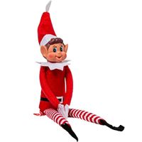 Christmas Elf Plush Toy, Long Naughty Christmas Elf Doll 15 inches