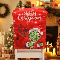 Christmas Thief Doll Furry Green Chair Cover, Ornament(Only 1 Pack)