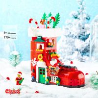 Christmas Sock Building Kit Xmas Santa's Sock Building Kit, Building Blocks Model Set Xmas Toys Gifts for Boys Girls Ages 8+(779+Pcs)