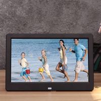 USB Powered Digital Picture Frame 10 Inch Digital Photo Frame, Only Compatible USB Disk and TF card (Black)