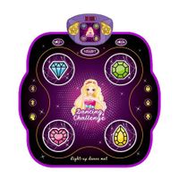 Dance Mat for Kids Age 3+, Light Up Dance Pad with Bluetooth Game Toy Gift for Boys and Girls