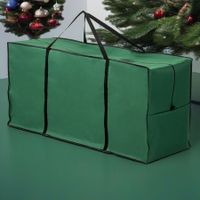 122 x 37 x 52 Green Christmas Tree Storage Bag Extra Large Christmas Storage Containers, 600D Oxford Xmas Holiday Tree Bag with Dual Zipper