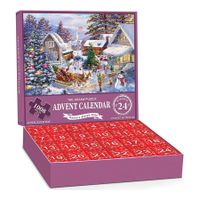 Advent Calendar 2023 Puzzles for Kids and Adults, 24 Boxes Christmas Puzzle Countdown Calendar, Fun Christmas Game Gift, Santa's Sleigh Ride