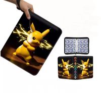 900 Card Binder for Pokemon Cards Holder 9 Pocket, Trading Binders for Card Games Collection Case Book Fits 900 Cards With 50 Removable Sleeves Display Storage Carrying Case