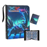 900 Card Binder for Pokemon Cards Holder 9 Pocket, Trading Binders for Card Games Collection Case Book Fits 900 Cards With 50 Removable Sleeves Display Storage Carrying Case