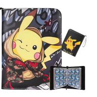 900 Card Binder for Pokemon Cards Holder 9 Pocket, Trading Binders for Card Games Collection Case Book Fits 900 Cards With 50 Removable Sleeves Display Storage Carrying Case