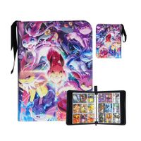 900 Card Binder for Pokemon Cards Holder 9 Pocket, Trading Binders for Card Games Collection Case Book Fits 900 Cards With 50 Removable Sleeves Display Storage Carrying Case