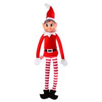 40cm Christmas Elf Behaving Badly Plush Toy | Elfette Novelty Long Bendy Naughty Girl Christmas Doll