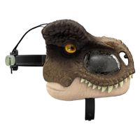 Jurassic World Dominion Chomp N Roar Tyrannosaurus Rex Dinosaur Mask with Motion and Sounds, T Rex RolePlay Toy