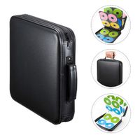 160 Capacity CD Storage Case CD Case VCD Storage Pouch Portable DVD Container Organizer for Car Home