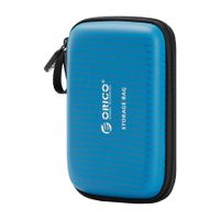 ORICO 2.5 Inch Hard Drive Case, Waterproof HDD/SSD Case for Seagate, SanDisk, Samsung, Inner Size of 14 x 8.5 cm (Blue)