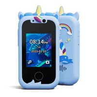 Kids Phone Toddler Toys for Boys Age 3-8 Blue