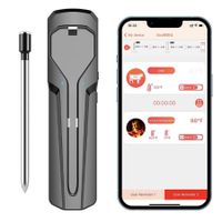 Wireless Meat Thermometer, Bluetooth Meat Thermometer, 240ft Range for BBQ Oven Grill Smoker and Rotisserie