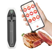 Wireless Meat Thermometer Digital Waterproof Food Thermometer for Cooking Grilling Oven Kitchen BBQ Oil Deep Frying Rotisserie with iOS and Android App