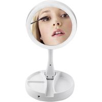 Makeup Mirror Vanity Mirror Table Mirror Magnifying Mirror 10x For Table USB Rechargeable Vanity Mirror