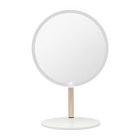 Rechargeable Travel Makeup Mirror with LED Light, 3 Color Lighting Travel Mirror
