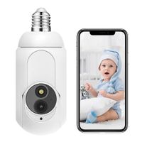 1080P Baby Monitor Camera Surveillance Colorful Night Vision Intercom Babysitter Security Version 360 Degree Full Color HD Pet Safety and Protection