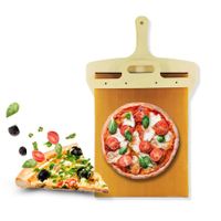 50*30cm Sliding Pizza Peel Transfers Pizza Non-Stick, Pala Pizza Scorrevole, Pizza Paddle with Handle, Pizza Spatula Paddle