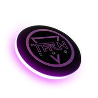 Purple LED Flying Disc- Light Up Disc for Adults and Kids, 268 LEDs Glow in The Dark Disk,Outdoor Games & Cool Toys, LED Frisbee， 40M FALL PREVENTION