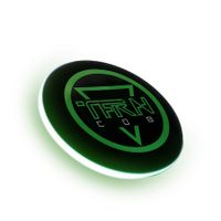 Green LED Flying Disc- Light Up Disc for Adults and Kids, 268 LEDs Glow in The Dark Disk,Outdoor Games & Cool Toys, LED Frisbee， 40M FALL PREVENTION