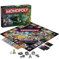 Monopoly Rick and Morty Board Game Based on the Hit Adult Swim Series Rick & Morty Offically Licensed Rick Morty Merchandise