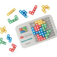 Super Blocks Pattern Matching Puzzle Games, Original 1000+ Challenges Brain Teaser Toys for Boys Girls Age 6+